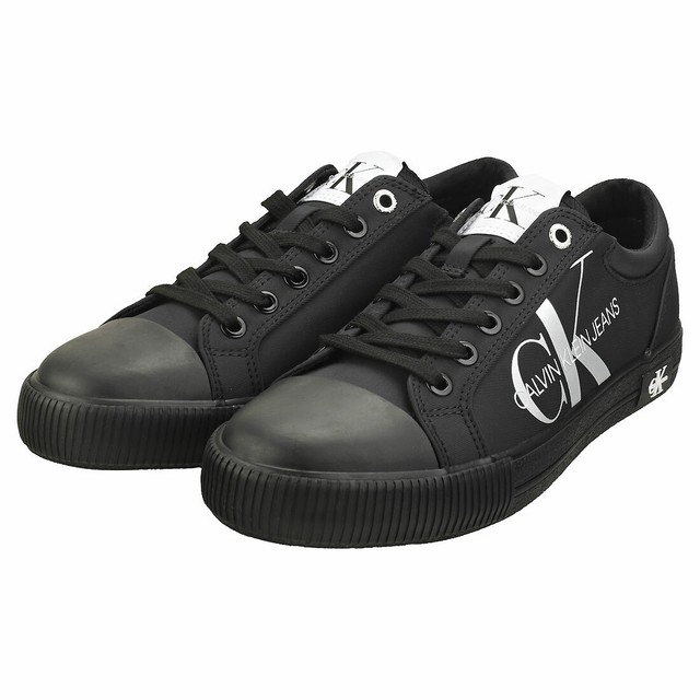 Calvin Klein Maya Womens Black Leather & Mesh Fashion Trainers - 36 EU for sale online | eBay