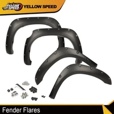 Fit For 2007-2013 Toyota Tundra Wheel Fender Flares Pocket Bolt Rivet Style