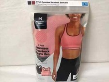 Member's Mark Seamless Racerback Sports Bra Size: L 