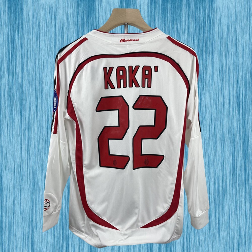 ACミラン KAKA 22番 ジャージ Kaka #22 - AC Milan 2006-2007 Away Vintage Long Sleeve