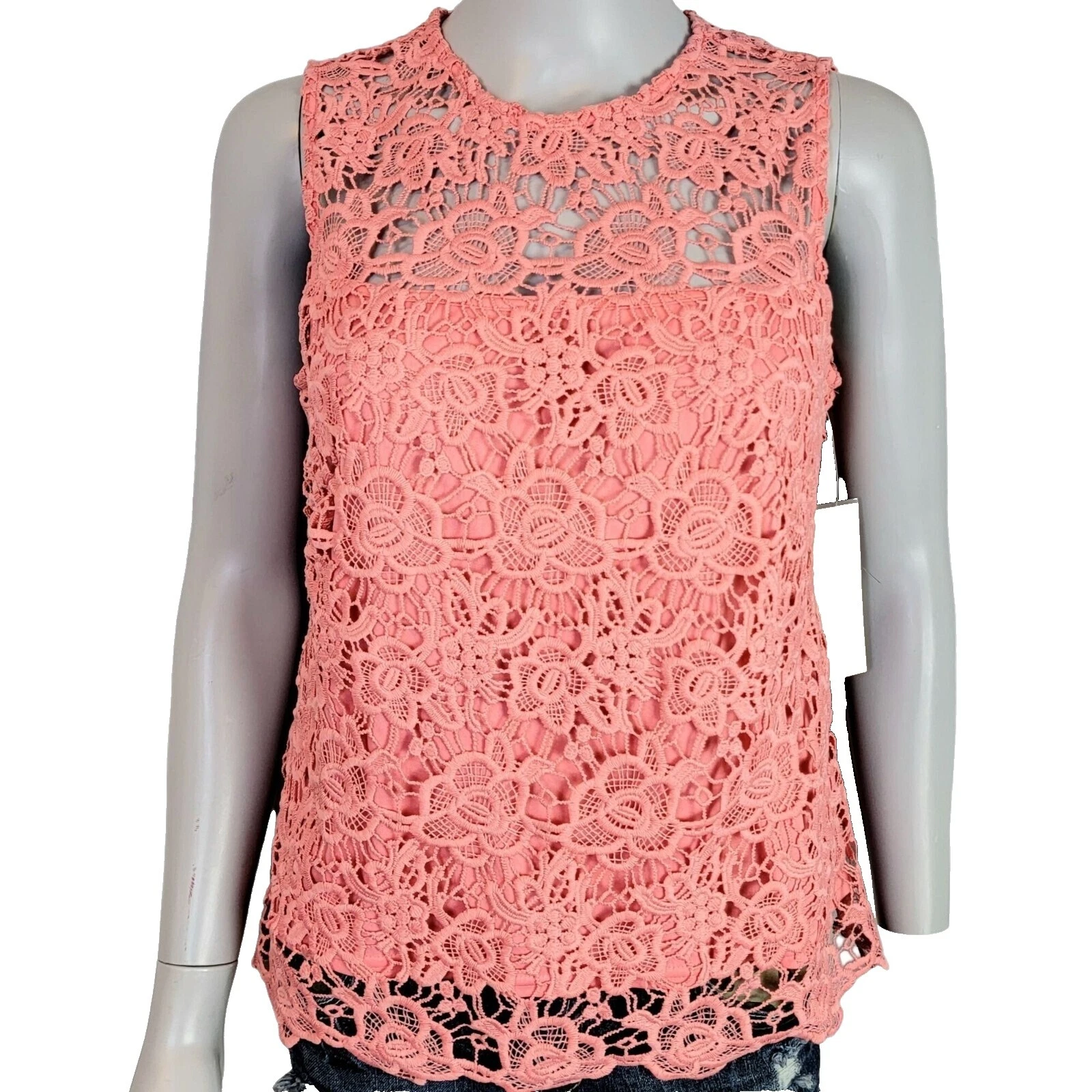 Crochet Lined Tops for Women