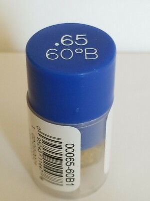 6 Pack Delavan .60-80 B Solid Oil Burner Nozzles – Blue Cap, New