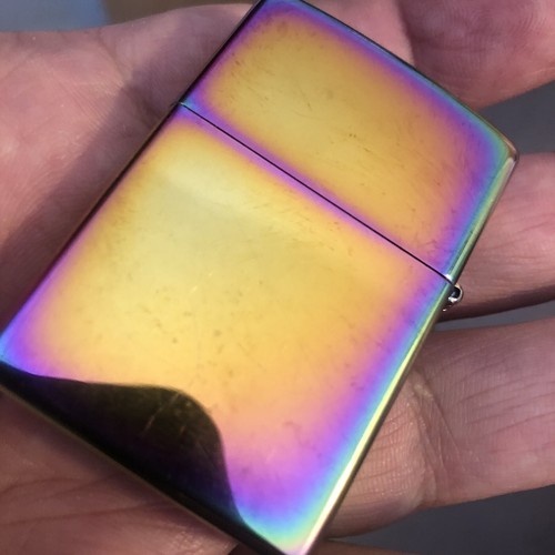 ZIPPO LIGHTER “PEACE SIGN” MADE IN USA 2017 NICE! Spectrum Color - Picture 10 of 11