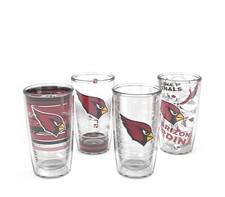 ARIZONA CARDINALS, 4/PACK, 16oz, BOXED GIFT SET FROM TERVIS