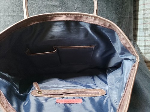 Tommy Hilfiger Large tote, beige with brown trims - Picture 3 of 3