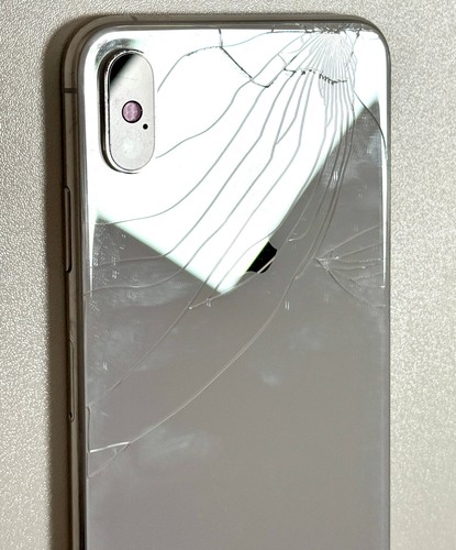 Apple iPhone XS Max 6.5" 256GB Silver White AT&T A1921 iOS 18 Cracked *READ* - Afbeelding 3 van 16