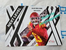 2024 Sage Caleb Williams No. 88 Next Level Black Front Red Back USC/Bears