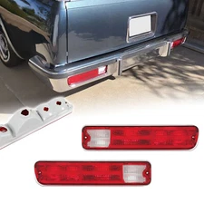 Pair Rear Tail Brake Lights For Chevy El Camino Malibu GMC Caballero 1979-1987