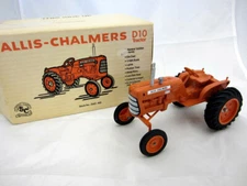 Spec-Cast Allis Chalmers D10 1/16 Diecast Tractor Toy with Box July 1990 Issue