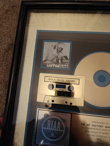Cappadonna "The Pillage" Wu Tang Clan - Gold RIAA Award Plaque Rare - Picture 5 of 12