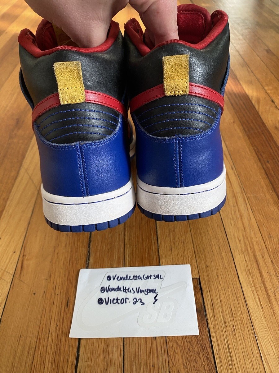 Nike Sb SAMPLE Dunk High Comic Boom Superman 305050-064 1/24 Nike Sb SAMPLE Dunk High Comic Boom Superman 305050-064 1/24