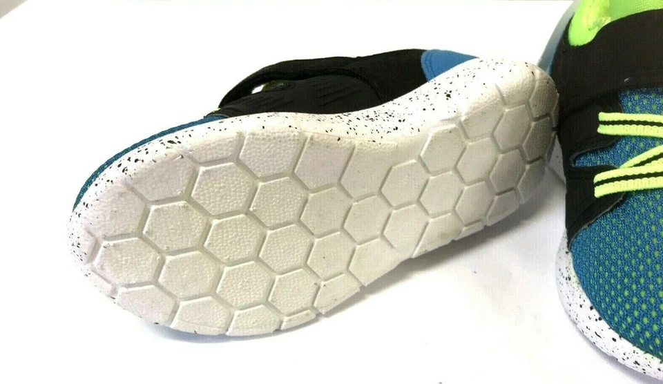 Target маленьких мальчиков вязаные кроссовки темно-синий/зеленый поскользнуться на размер 1 - новый - Изображение 4 из 4