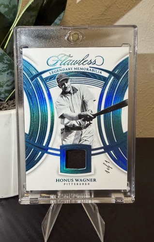 2025 Panini Flawless Honus Wagner Platinum Player Used Material 1/1
