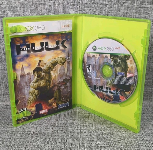 The Incredible Hulk (Xbox 360, 2008) GameStop Exclusive Red Hulk CIB Tested - Picture 3 of 7