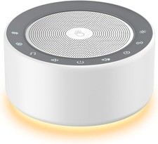 White Noise Sound Machine with Nursery Lamp Mood Lighting