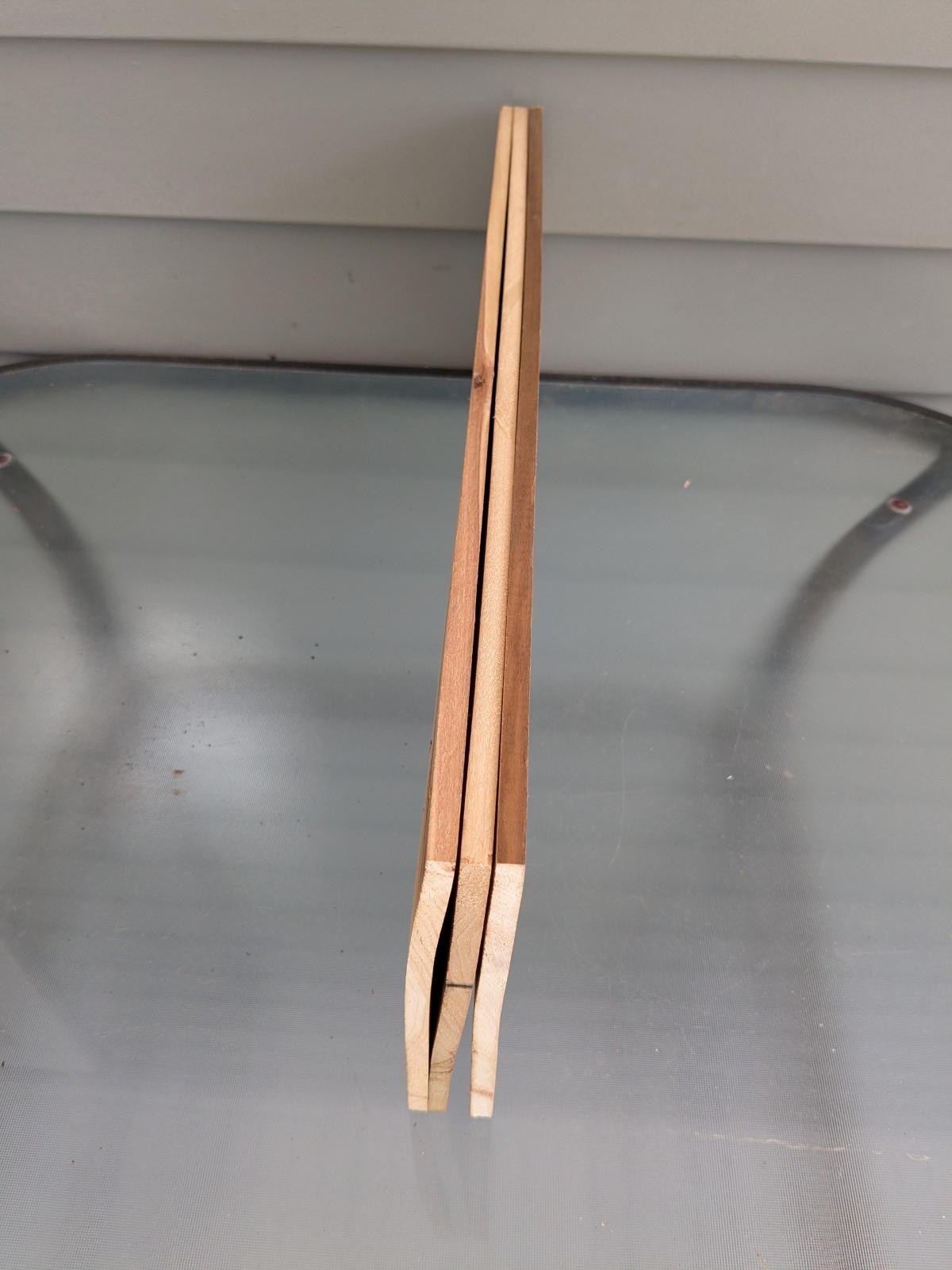 3 Thin Antique Old Growth Pine Wood Panels 19 1/2" X 6 1/2" X 1/4"  Lot  X75