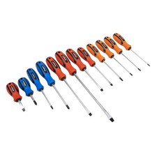 Siegen Soft Grip Screwdriver Set 12 Piece Screwdriver Sets Work Tools S0616