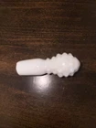 Vintage Hobnail Milk Glass Decanter Stopper 2” for Cruet Or Perfume Bottle