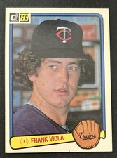 1983 Donruss Frank Viola Baseball Rookie Card (RC) 382 Twins HOF Pitcher Fair OC. rookie card picture