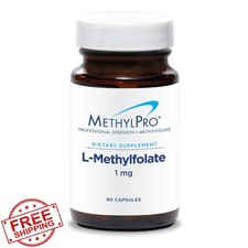MethylPro L-Methylfolate 1mg Active Folate Mindset Support 90 Servings