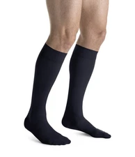 Jobst Formen Casual Compression Socks 30-40 Mmhg Knee High, Closed Toe, Navy, La