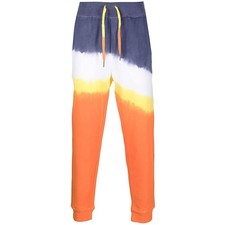 Polo Ralph Lauren Jogger Pants Tie Dye Orange/Blue/Yellow Mens Sweatpants