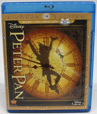 Peter Pan Movie Blu Ray + DVD Disney Diamond Edition 2013 Special Features