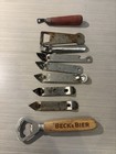 Vintage Beer Bottle Opener Lot Of 9 Becks,Ballentine,Pabst,Schmidts,Rheingold — photo 1