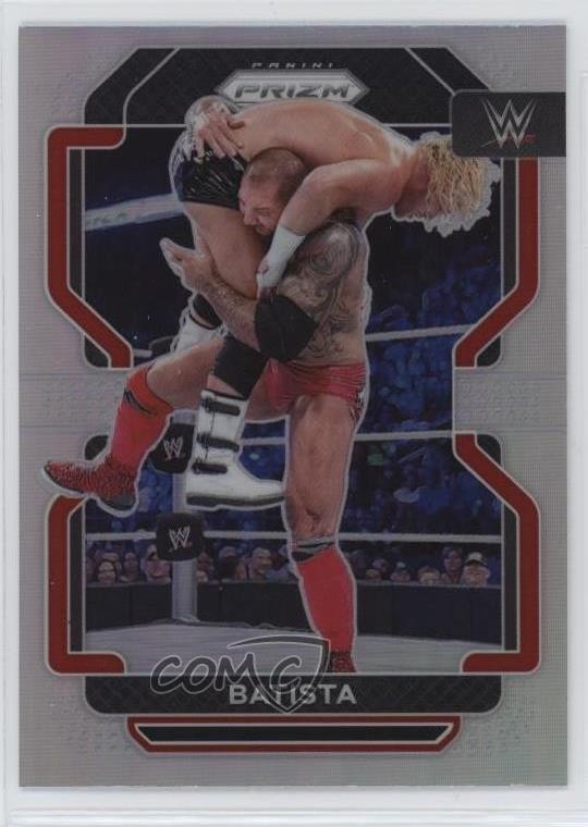 2022 Panini Prizm WWE Silver Prizm Batista #196 w5b