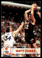 1993-94 Hoops Matt Geiger Miami Heat #361