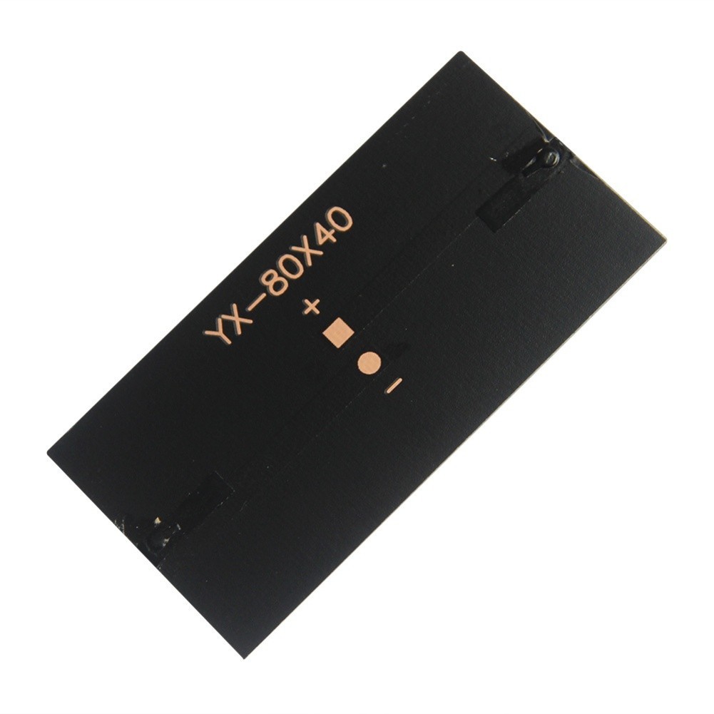 Efficient 0 5W 5V Solar Panel Charging Board Dual Pack for 3 7V 5V Batteries