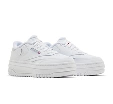 Reebok Club C Extra Mujer Blanco/Gris Puro 100033501 Totalmente Nuevo
