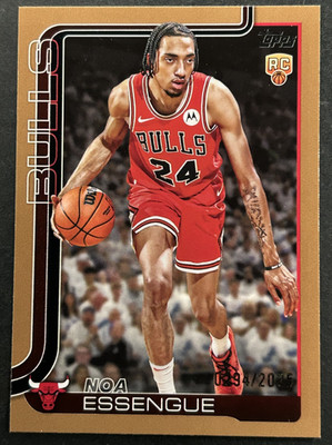 2025-26 Topps - Noa Essengue #212 Chicago Bulls - RC Gold /2025