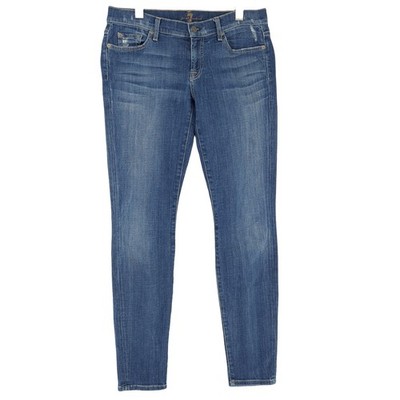 7 For All Mankind Jeans Guenevere Women Stretch Slim Skinny Qr3 Size W29 L32