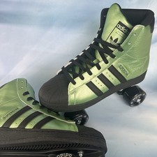 NWT Adidas Superstar 82 Roller Skates Metallic Green 9.5W/8M JS4042 MSRP 200