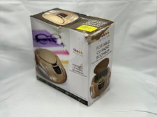 Sylvania SRCD261-B- Portable CD Player and AM/FM Radio Champagne