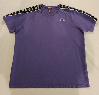 Kappa T-Shirt 2XL Mens Purple Crew Neck Short Sleeve Fits XL *Read