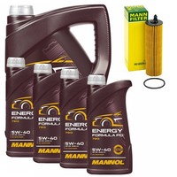 MotoröL Set Mannol Energy Formula PD 5W-40 9 Liter + ÖLfilter FüR Mercedes Vito