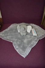Carter’s Gray Elephant 14” Lovey Blanket Polka Dots Plush NEW with Tags K8