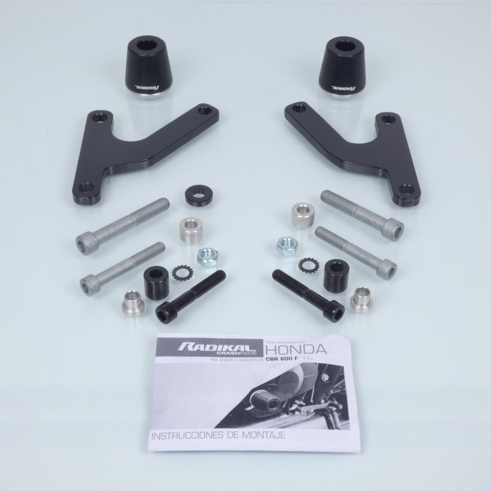 Tampon protection pare carter Honda CBR 600 F après 2011 accessoire Radikal