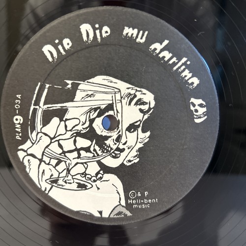 Misfits Die Die My Darling Vinyl Record 12" EP 1984 Plan 9 1st Press Punk 45 rpm - Picture 8 of 10