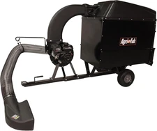 45-0631 Large Capacity 32 CU FT Hard Top Mow- N-Vac, Tow behind Lawn Vacuum, Lea