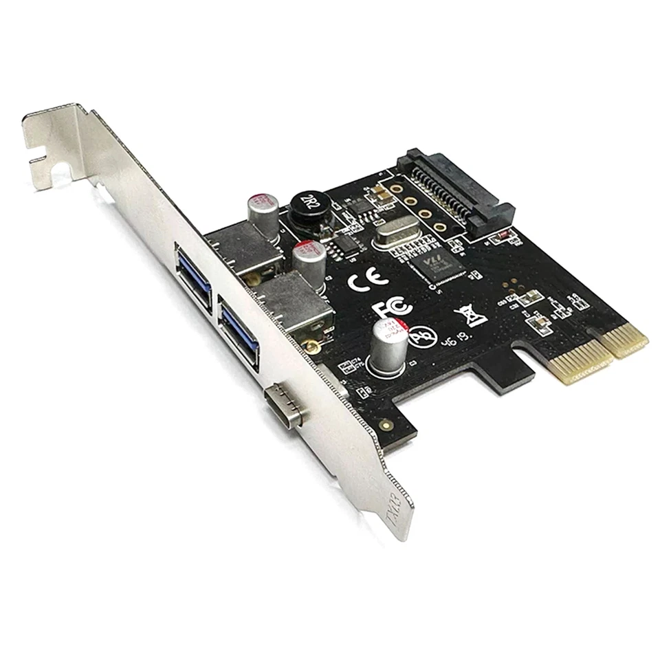 New 1 USB 3.1 Type C 2 USB 3.0 Type A Adapter Expansion Card convenient - Image 3 of 4