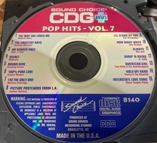 SOUND CHOICE KARAOKE CDG 8140 POP Vol 7 Counting Crows HOOTIE Pretenders