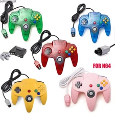 Classic Wired N64 Controller Joystick Remote Gamepad for Nintendo 64 Console