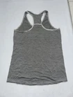 Smartwool Merino 150 Women's M Gray Striped Racerback Tank Top Lightweight