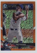 2018 Bowman Chrome Prospects Orange Shimmer Refractor 10/25 Eric Pardinho hg6