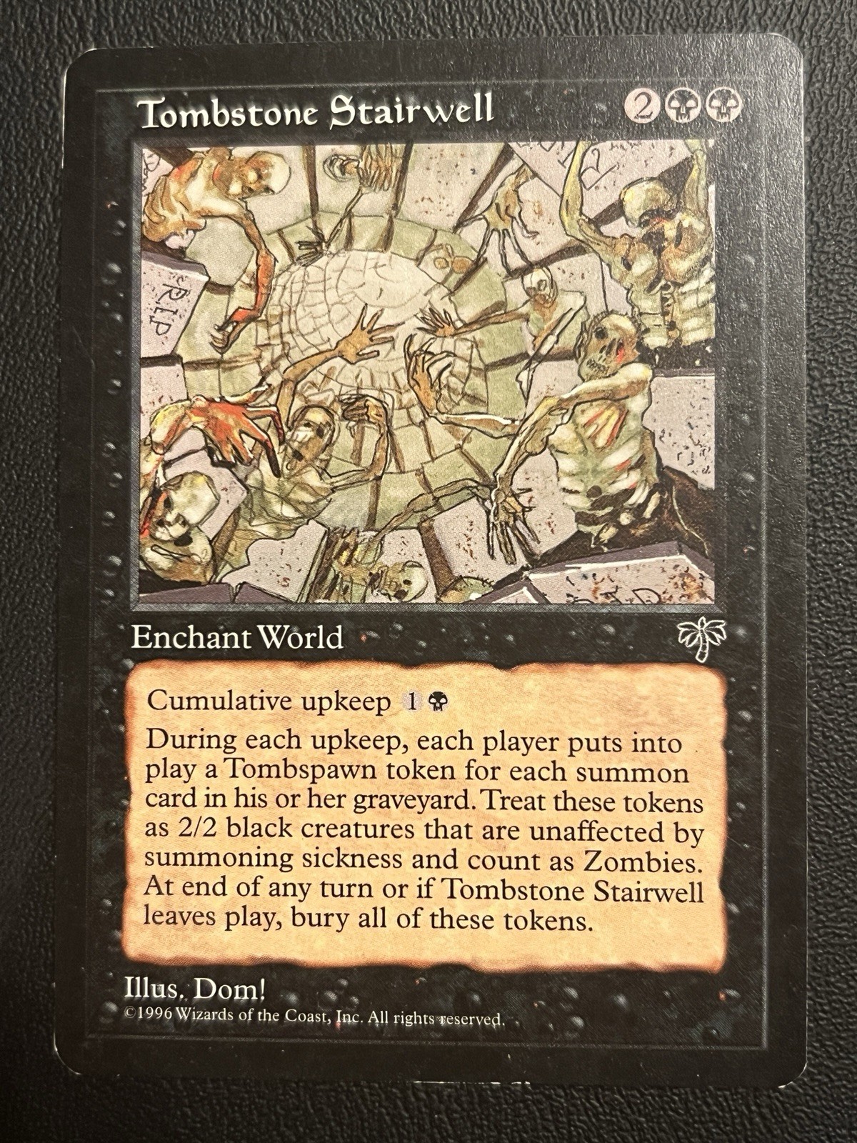 Tombstone Stairwell Mirage LP MTG Magic The Gathering