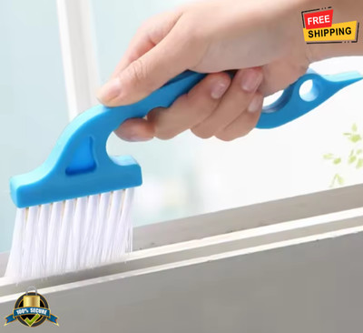 2-in-1 Windows Gap Cleaning Brush & Flat Shovel Household Tool for Kitchen, Bath