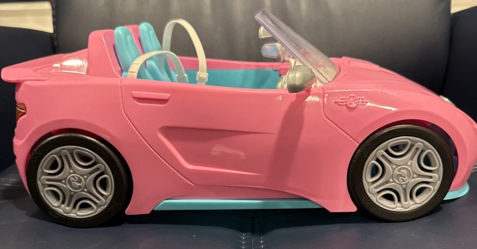 Barbie 2016 Mattel Pink Glam coche convertible - excelente estado - sin accidentes Foto 2 de 4